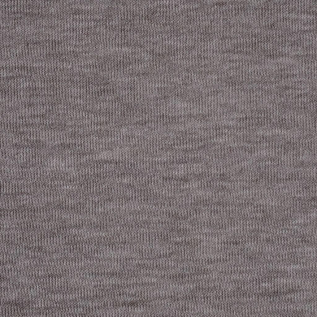 Heavy Sweat Stoff 82% CO uni hellbraun beige meliert